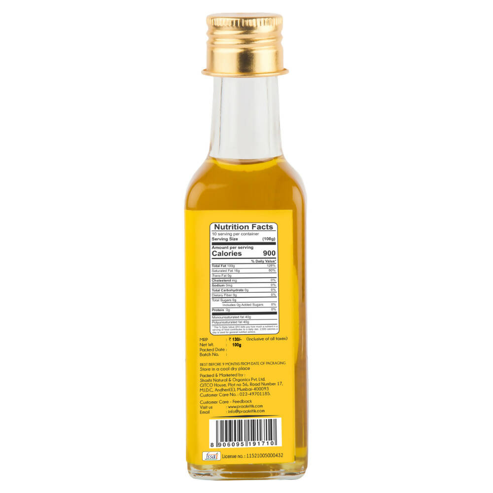 Praakritik Organic Cold Pressed Sesame Oil