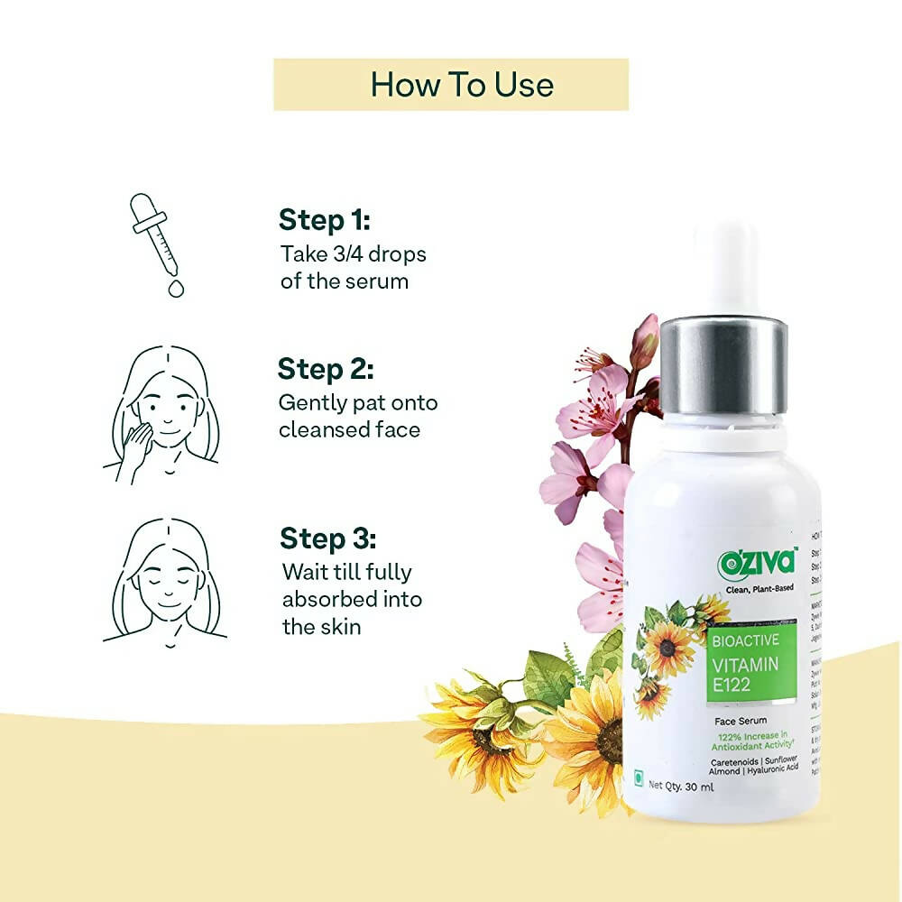 OZiva Bioactive Vitamin E122 Face Serum