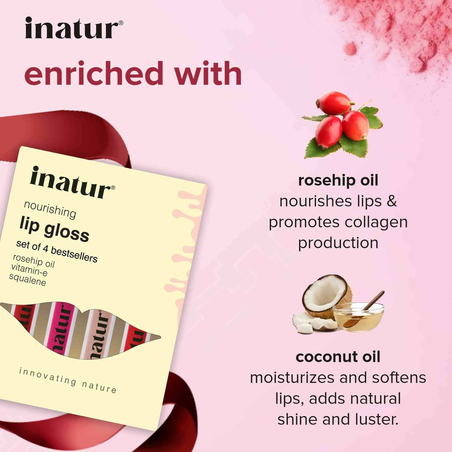 Inatur Lip Gloss Gift Box