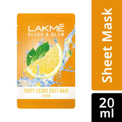 Lakme Blush And Glow Lemon Sheet Mask