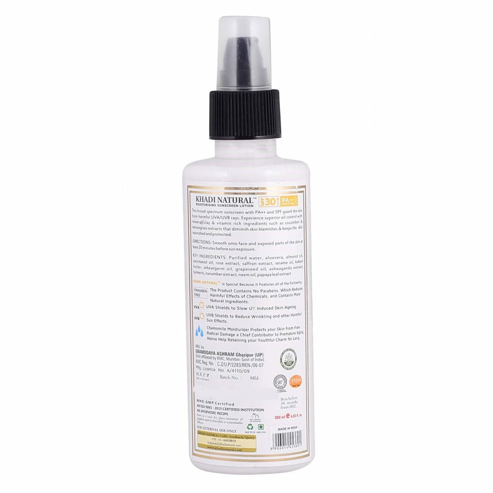 Khadi Natural Moisturising Sunscreen Lotion SPF 60