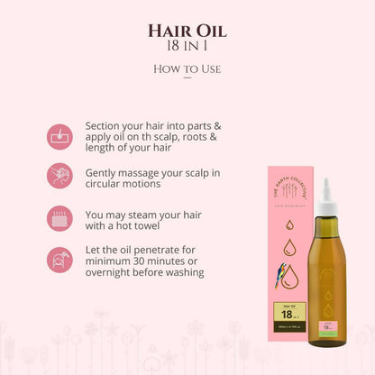 The Earth Collective 18 In 1 Hair Oil