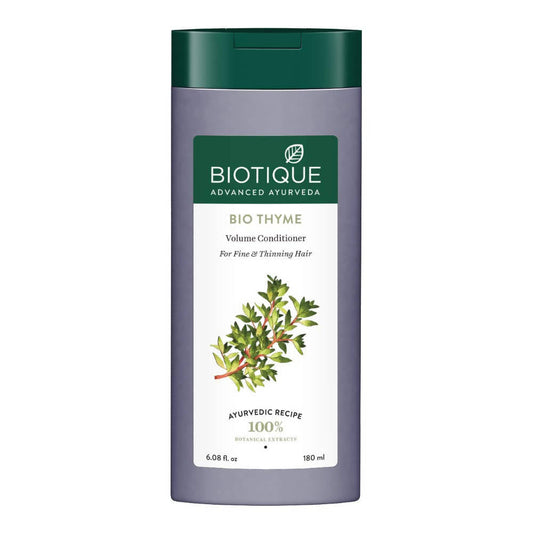 Biotique Advanced Ayurveda Bio Thyme Volume Conditioner For Fine & Thinning Hair - Buy in USA AUSTRALIA CANADA