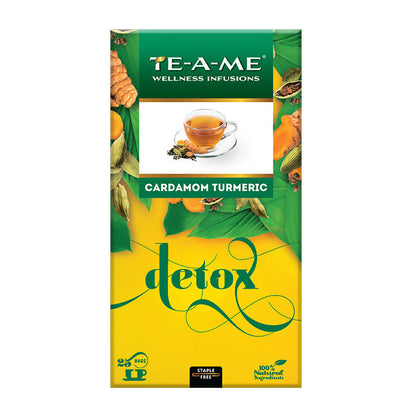 Teame Cardamom Turmeric Detox Infusion Bags - BUDNE