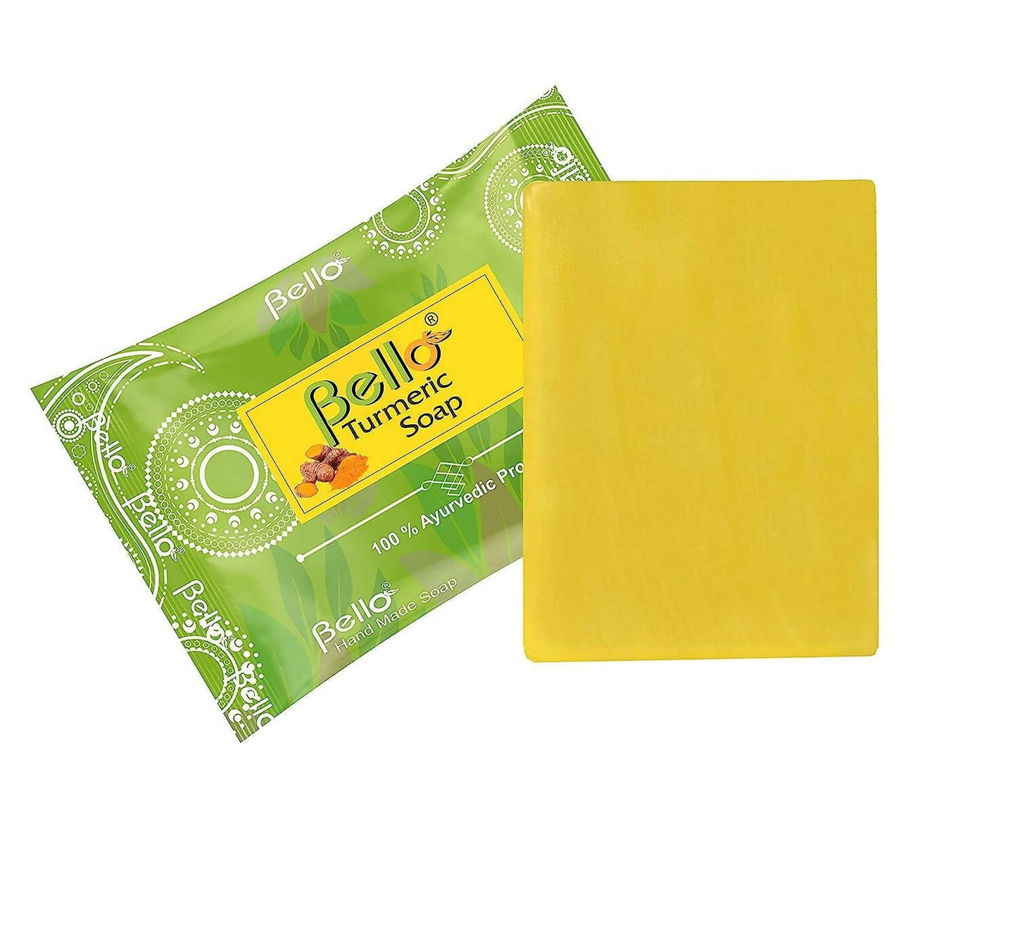 Bello Herbals Hand Made Glycerin Turmeric Soap