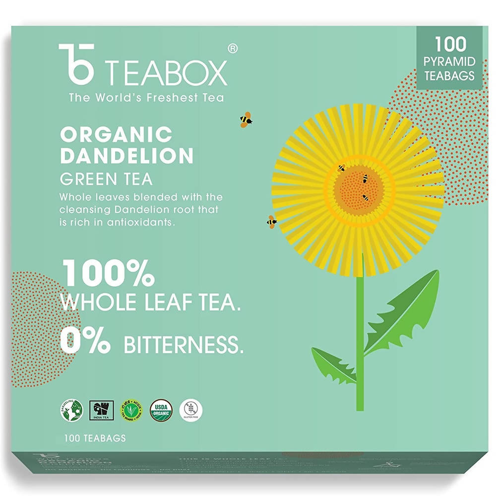 Teabox Organic Dandelion Green Tea Bags