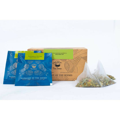 Tea Sense Lemongrass Moringa Tea Bags Box