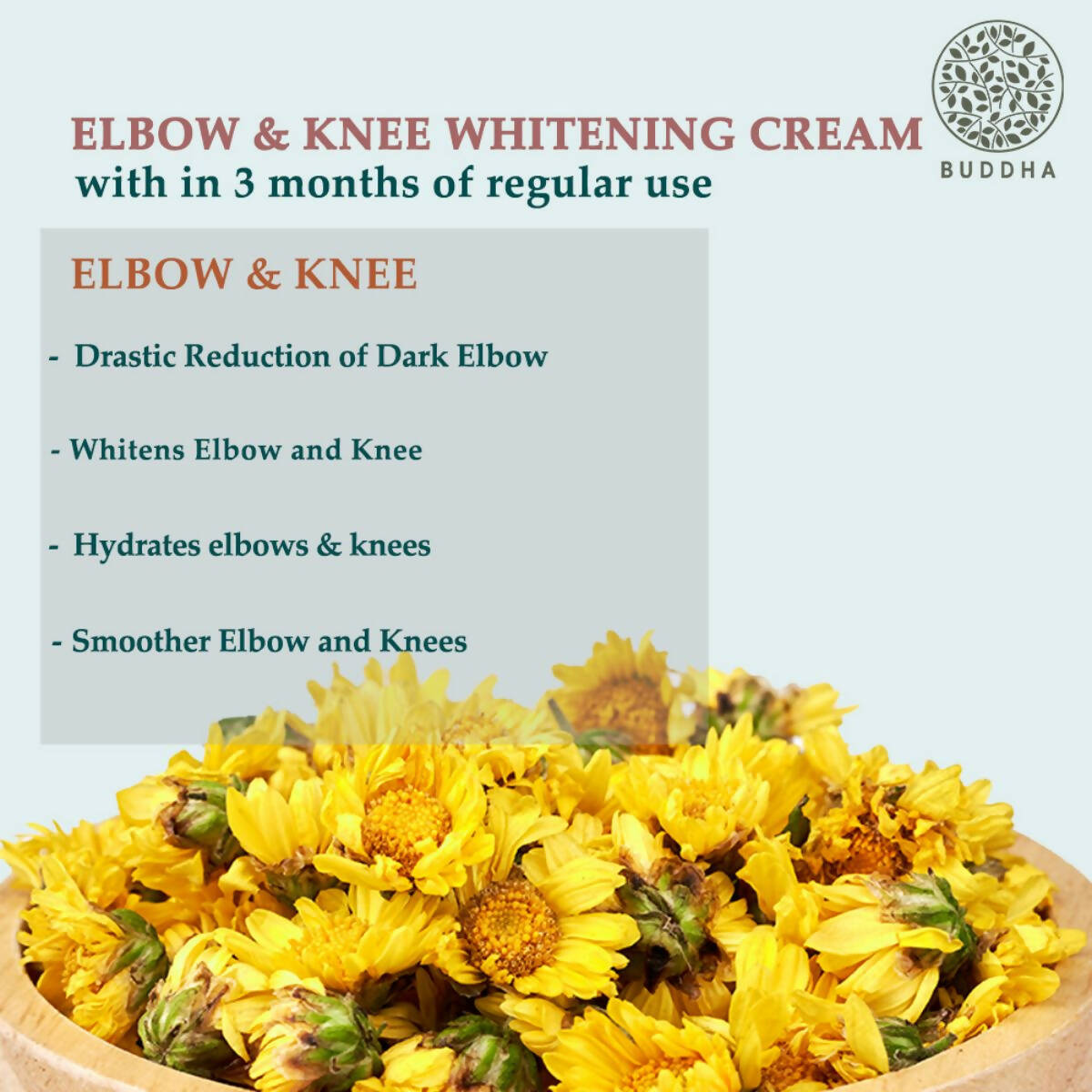 Buddha Natural Elbow and Knee Whitening Cream