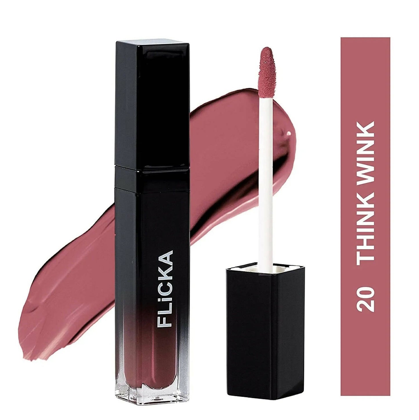 FLiCKA Set and Attack Liquid Matte Lipstick 20 Think Wink - Nude