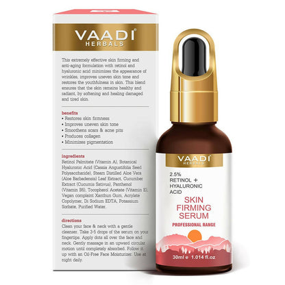 Vaadi Herbals Skin Firming Serum With 2.5% Retinol & Hyaluronic Acid
