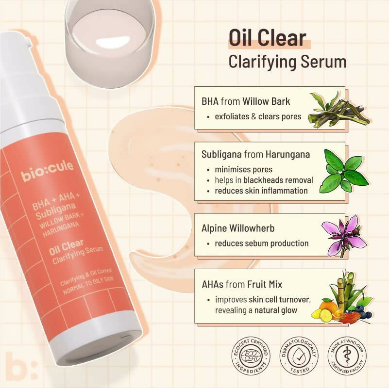 Biocule Oil Clear Clarifying Face Serum