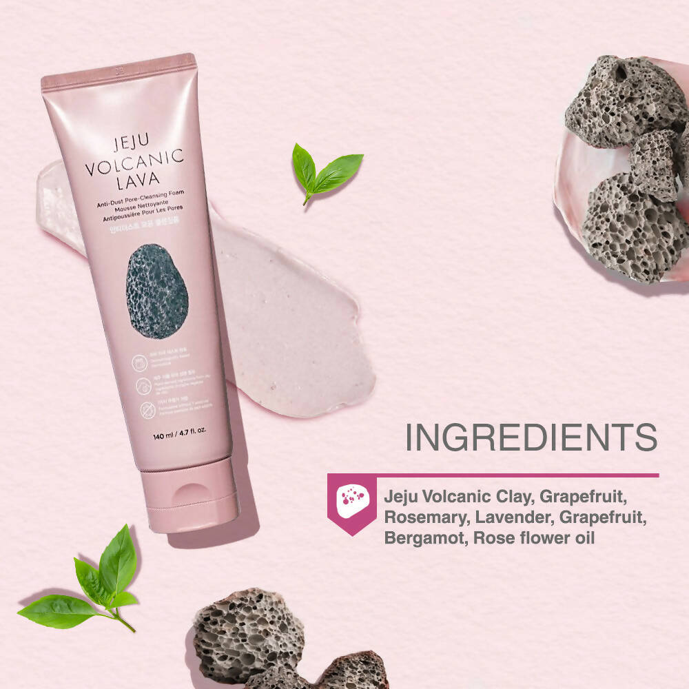 The Face Shop Jeju Volcanic Lava Cleansing Foam