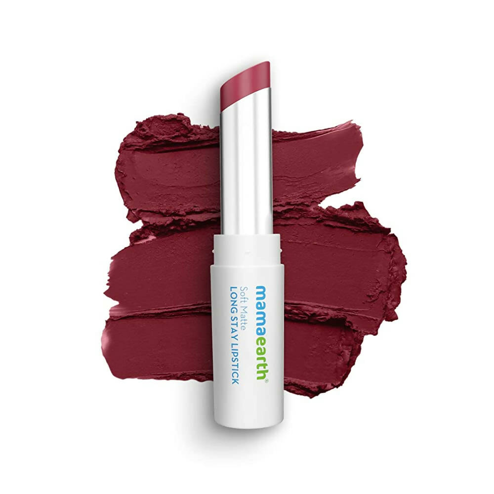 Mamaearth Soft Matte Long Stay Lipstick - Grape Wine - buy in USA, Australia, Canada