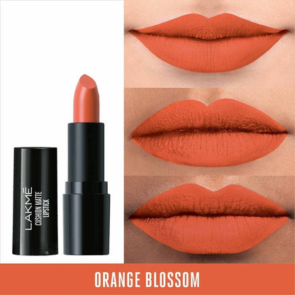 Lakme Cushion Matte Lipstick - Orange Blossom