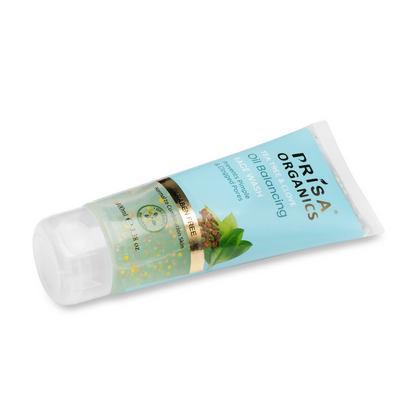 Prisa Organics Tea Tree & Clove, Oil Balancing Face Wash