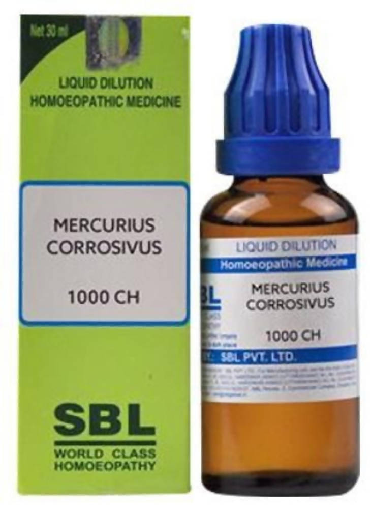 SBL Homeopathy Mercurius Corrosivus Dilution