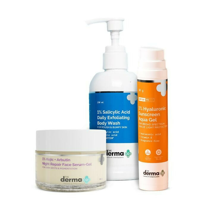 The Derma Co Glowing & Smooth Skincare Kit