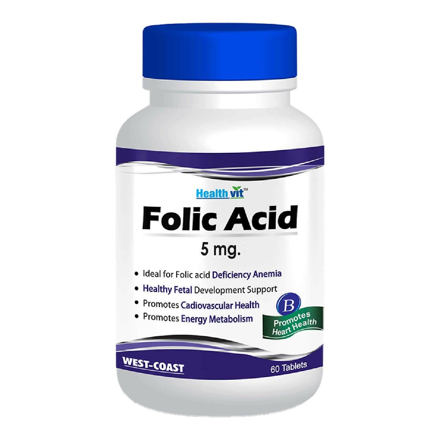 Healthvit Folic Acid 5mg Tablets for Folic acid -  buy in usa 