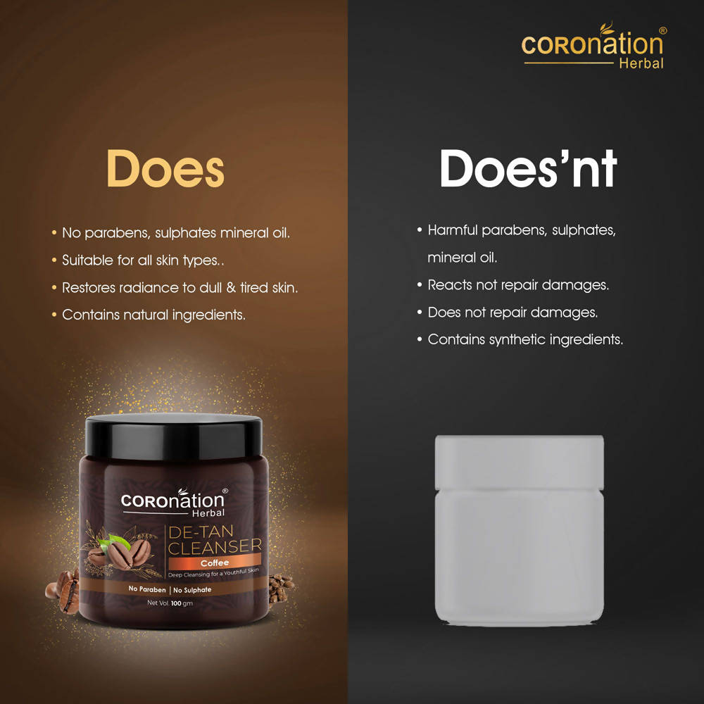 Coronation Herbal Coffee De-Tan Cleanser