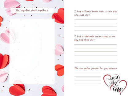 Pages Of Love What I Love About You And Our Memories: A Fill-In-The-Blank Gift