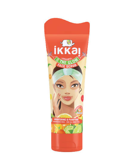 Ikkai Organic C The Glow Face Scrub Brightening & Purifying
