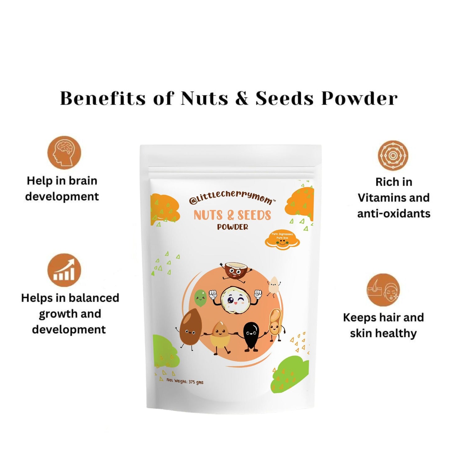 Littlecherrymom Nuts & Seeds Powder