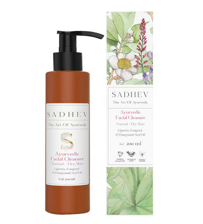 Sadhev Ayurvedic Facial Cleanser for Normal-Dry Skin