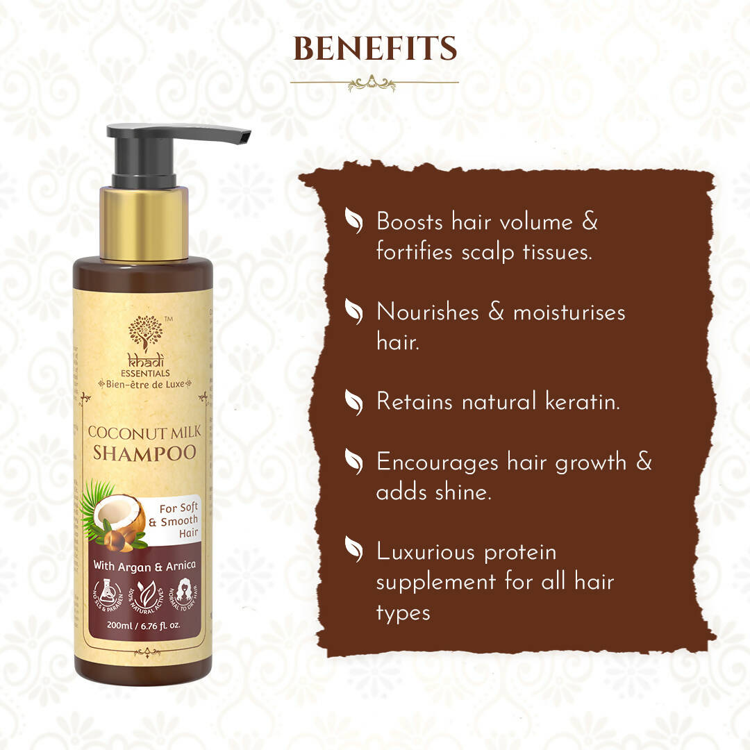 Khadi Essentials Coconut Milk Shampoo