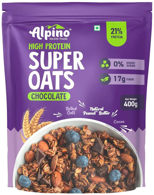 Alpino High Protein Super Rolled Oats Chocolate - BUDNE