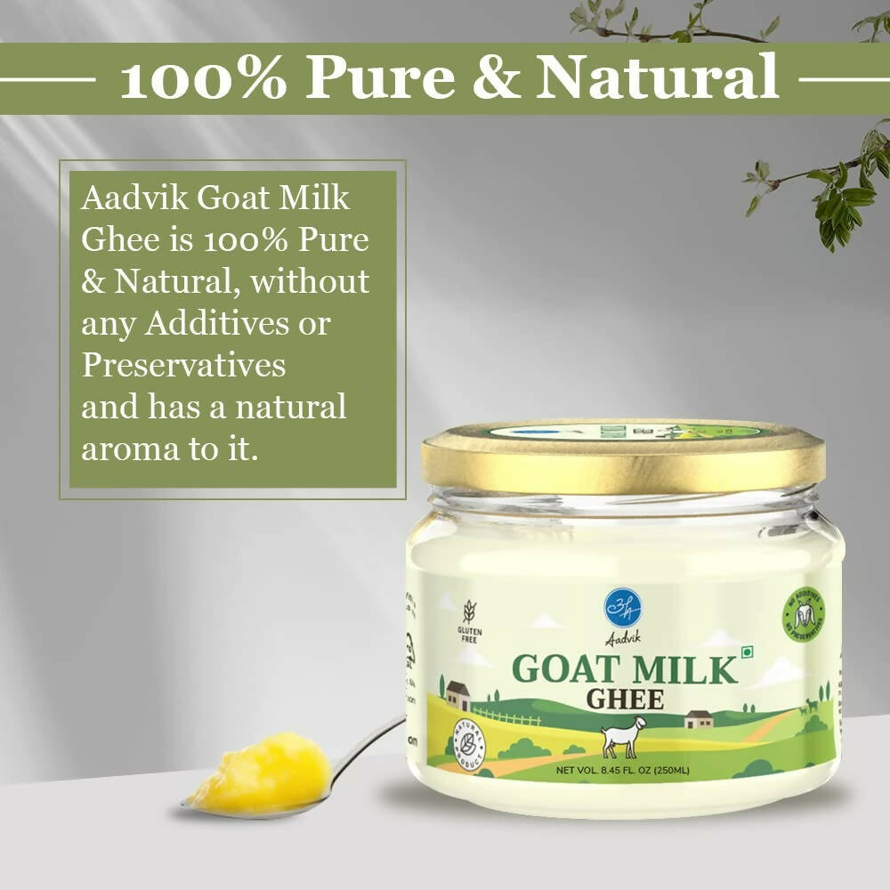 Aadvik A2 Goat Milk Ghee with Ayurvedic Benefits