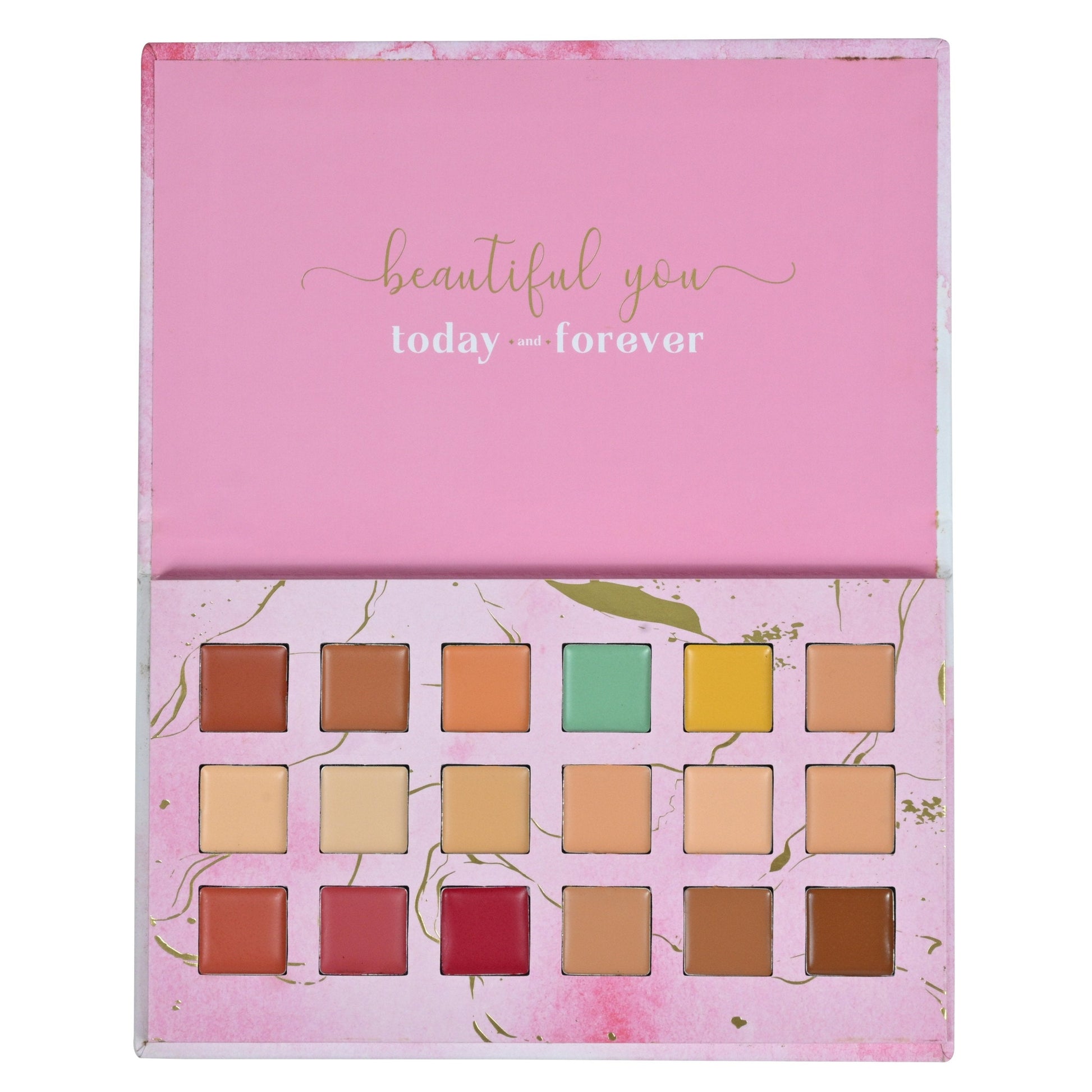 Aflairza One for All Palette –Aspire Edition-Mini 4-in-1 Face Palette-Foundation, Concealer, Blush & Contour