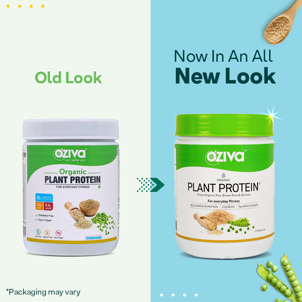 OZiva Organic Plant Protein For Everyday Fitness