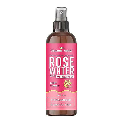 Organic Netra Rose Water with Vitamin C - BUDNE