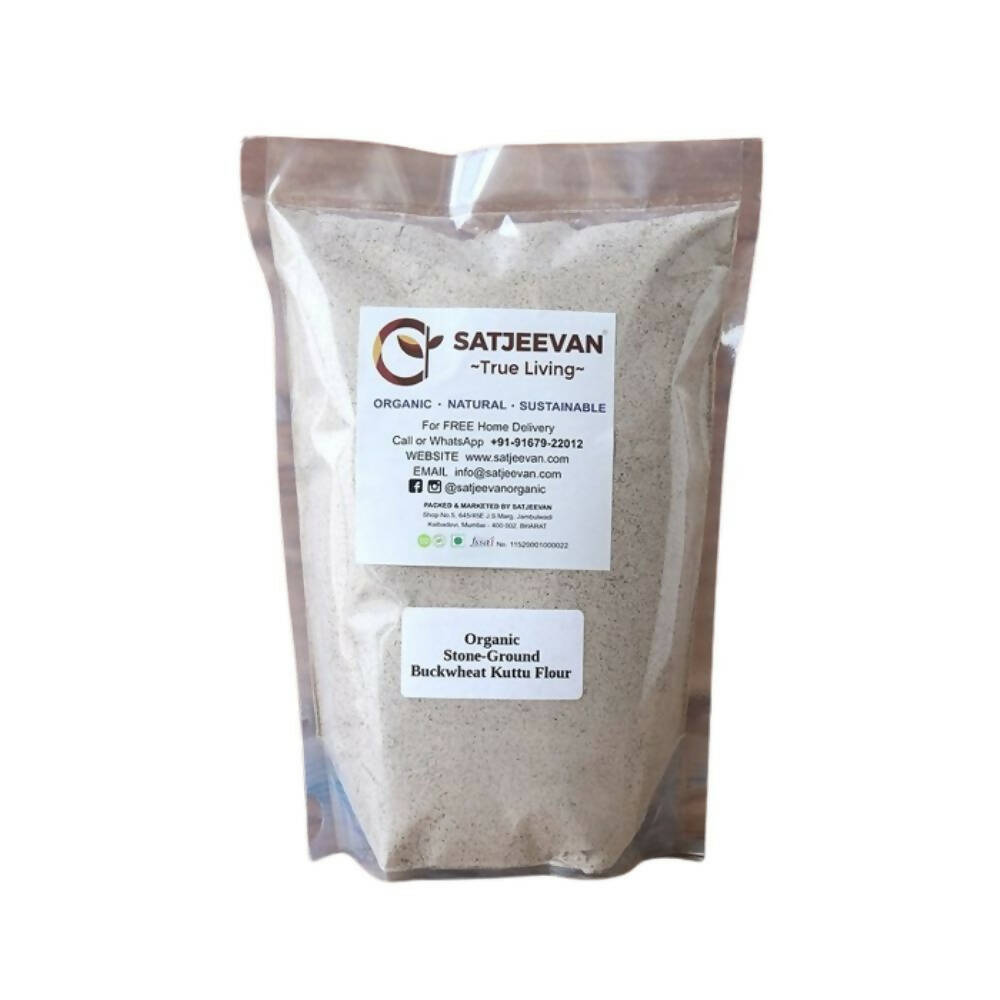 Satjeevan Organic Stone-Ground Buckwheat Kuttu Flour
