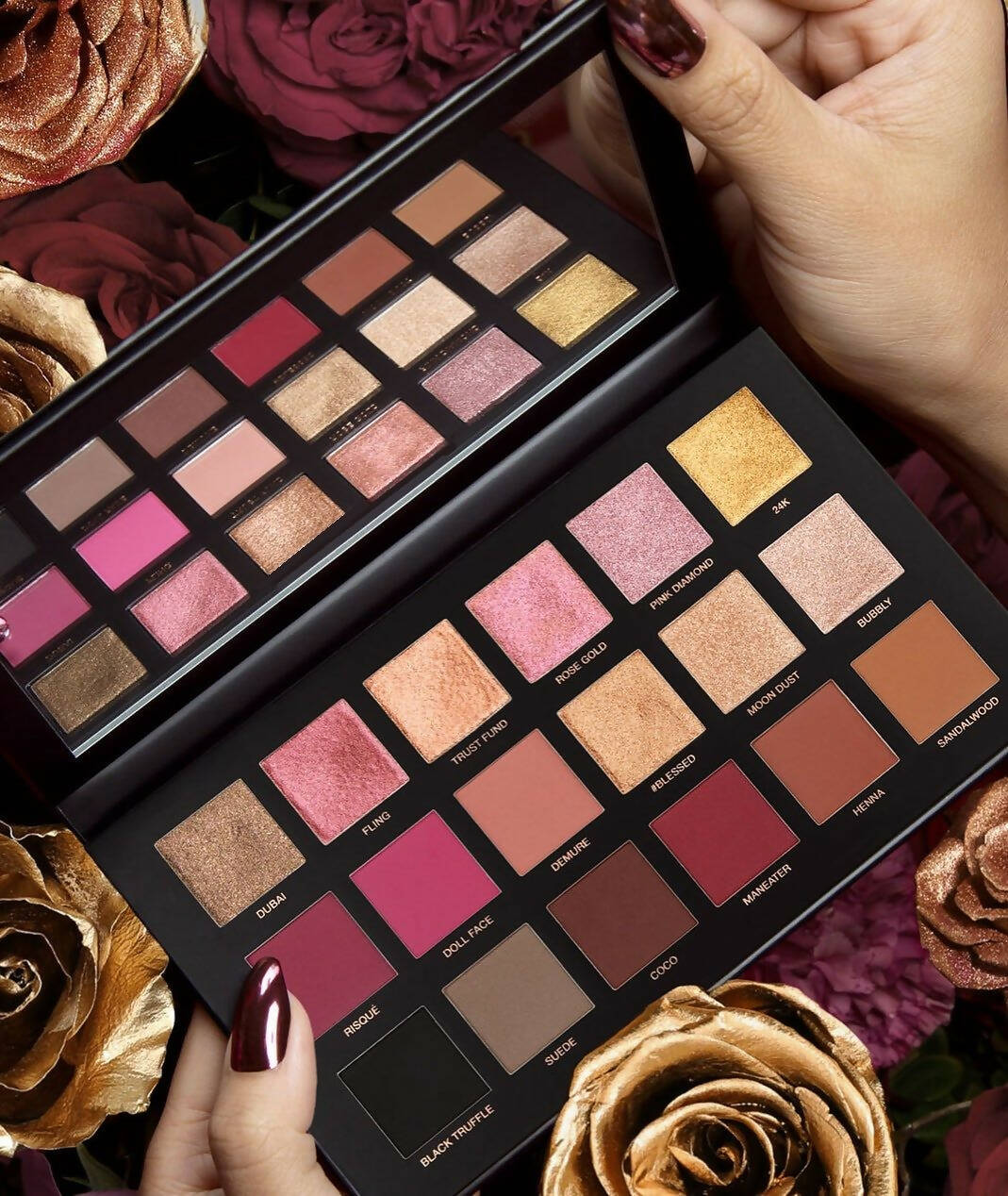 Favon Rose Gold Professional Eyeshadow Palette