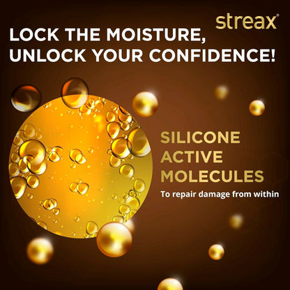 Streax Glossy Serum Shine Hair Conditioner For Dull & Dry Hair, With Silicon Actives for Shiny Hair & Frizz Control