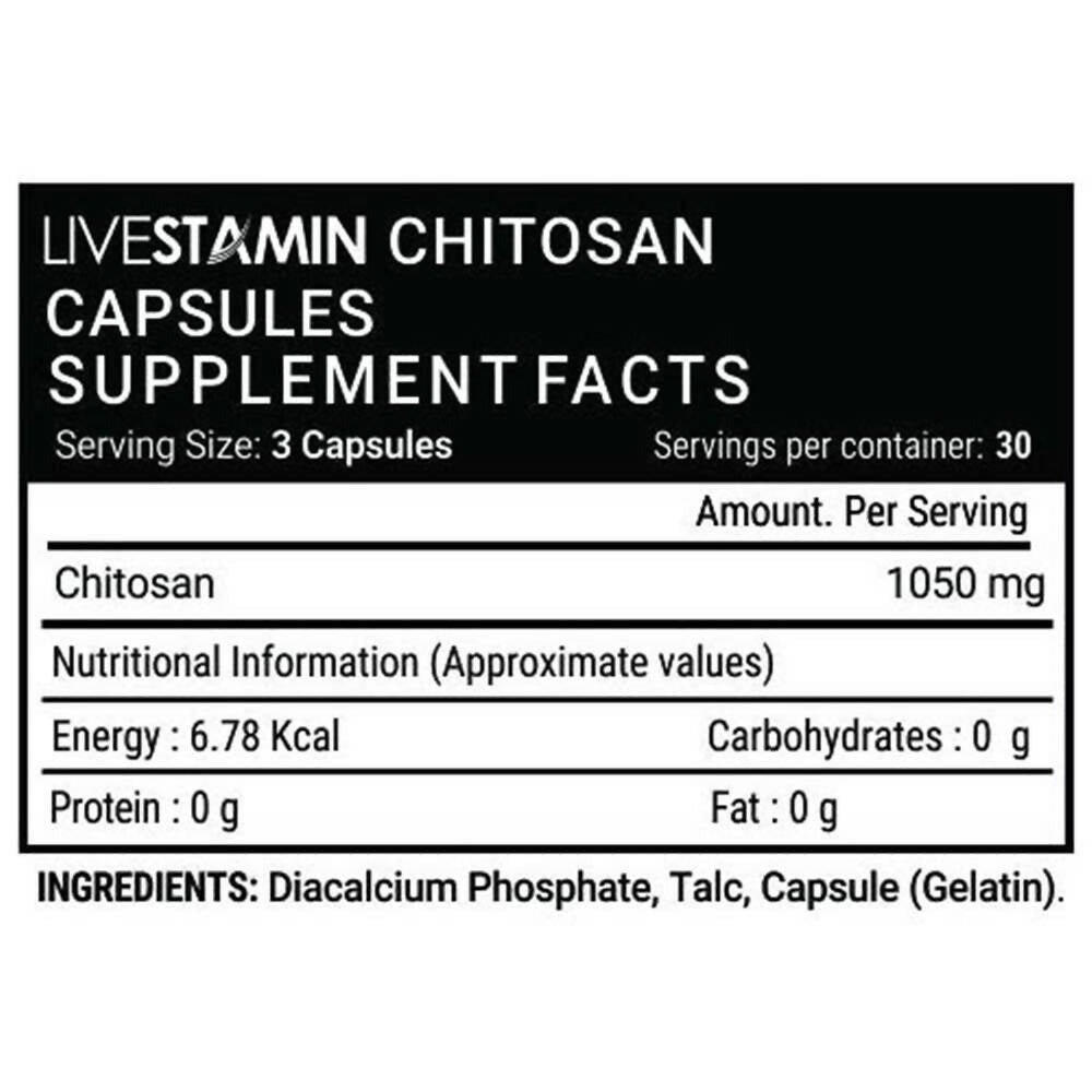 Livestamin Chitosan Capsules