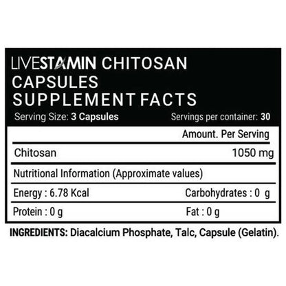 Livestamin Chitosan Capsules