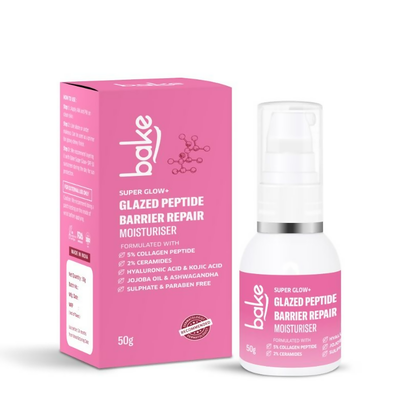 Bake Super Glow+ Glazed Peptide Barrier Repair Moisturizer