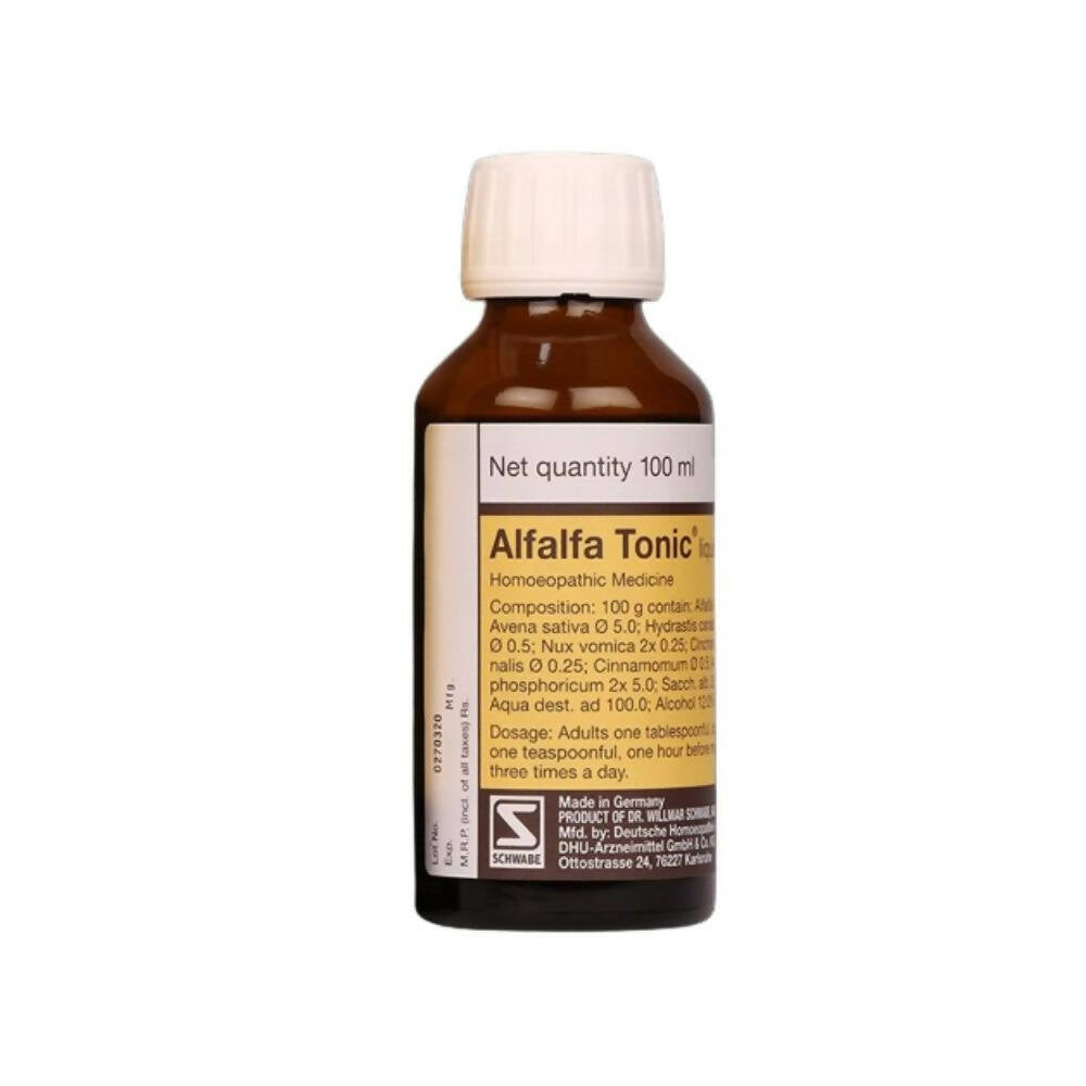 Dr. Willmar Schwabe India Schwabe Germany Alfalfa Tonic