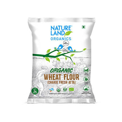 Nature Land Organics Whole Wheat Flour - BUDNE