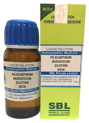 SBL Homeopathy Pilocarpinum Muriaticum Dilution