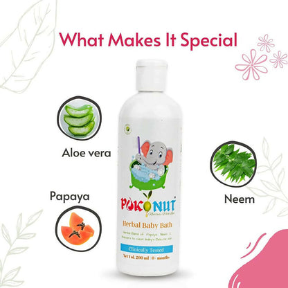 Pokonut Herbal Baby Body Bath