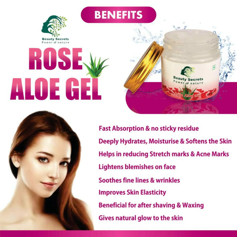 Beauty Secrets Pure Aloe Vera Gel for Face and Body
