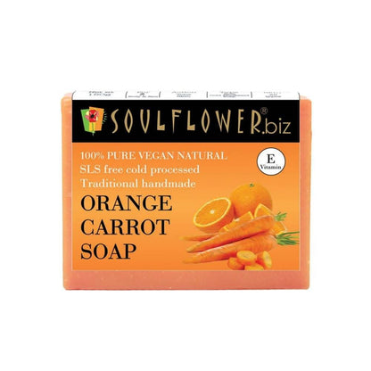 Soulflower Orange Carrot Soap - BUDNE