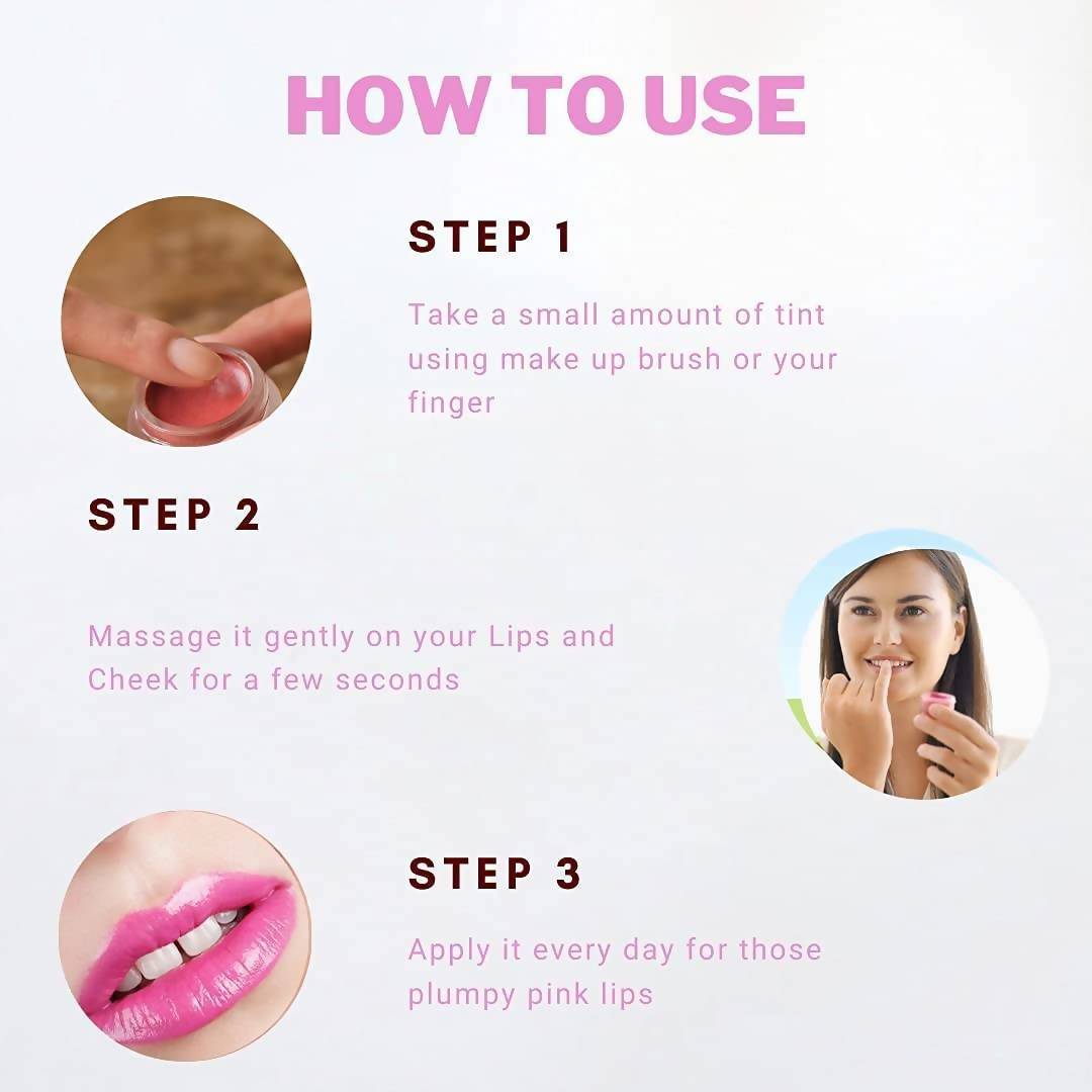 Aegte Organics Pink Rose Petal Lip & Cheek Tint Balm