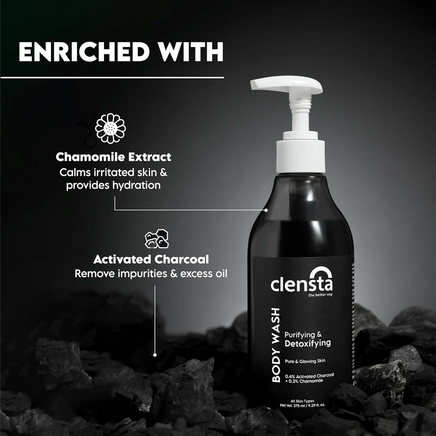 Clensta Purifying & Detoxifying Body Wash