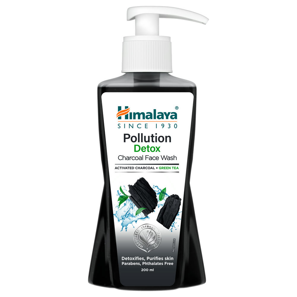 Himalaya Herbals Pollution Detox Charcoal Face Wash - BUDNE