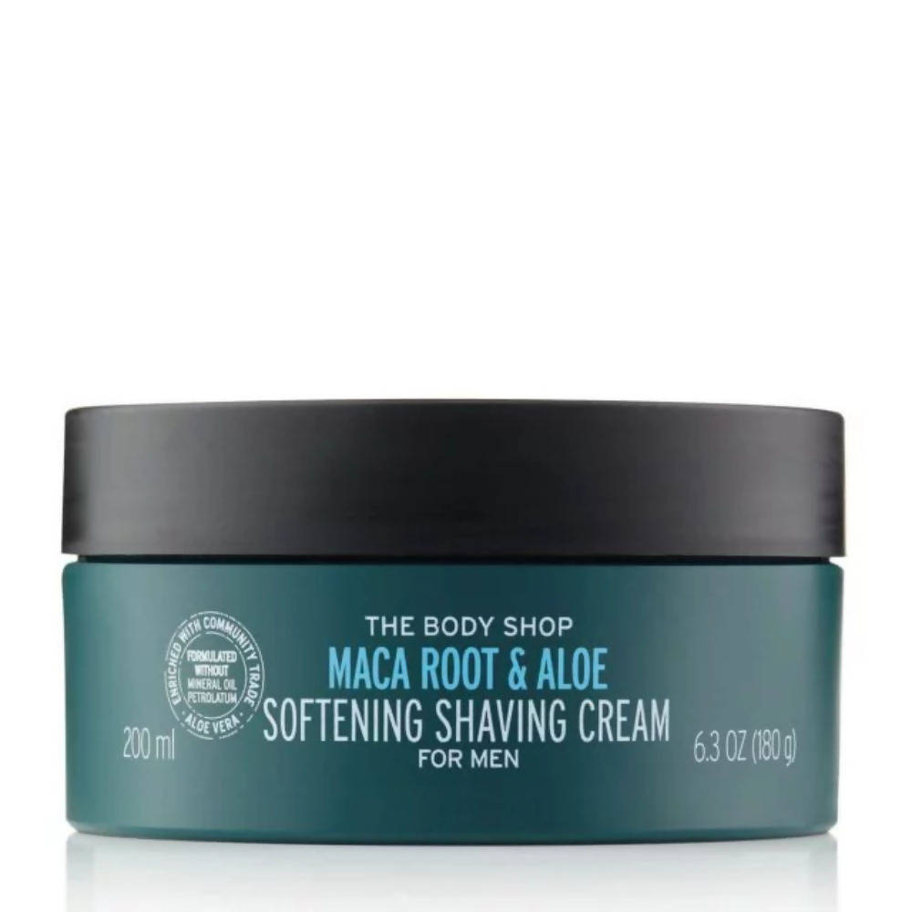 The Body Shop Maca Root & Aloe Softening Shaving Cream For Men