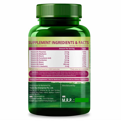 Himalayan Organics Plant Based B-Complex Capsules